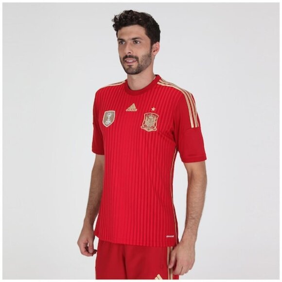 Adidas Spain Authentic Home Jersey 2010 World Cup - Picture 2 of 10